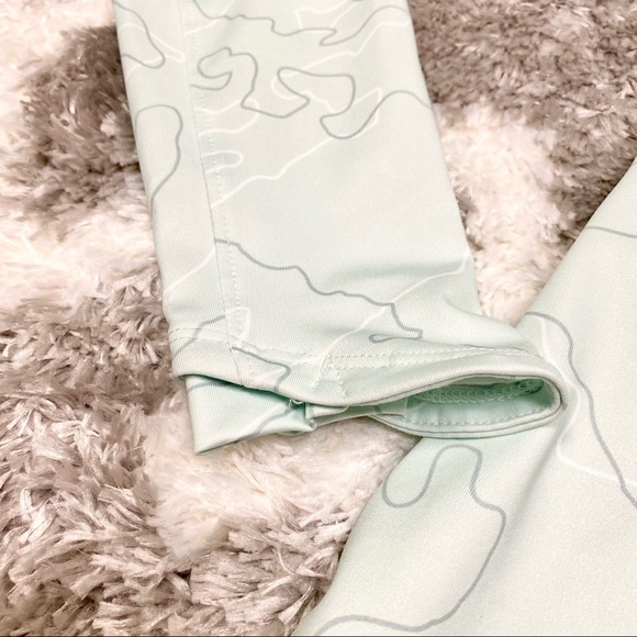 Under Armour Half Zip-Up Jacket, Mint Camo, Small - Picture 6 of 6